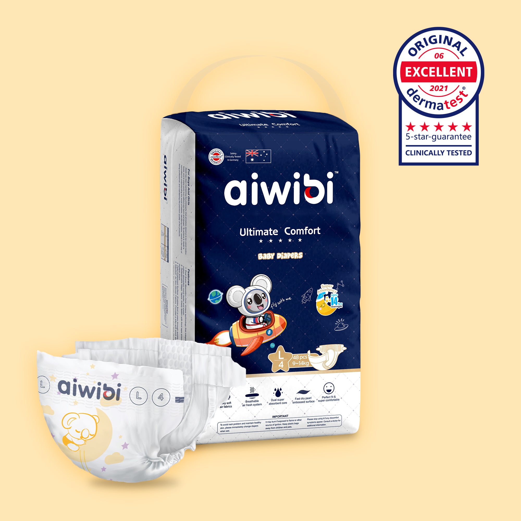 Ultimate Comfort Disposable Overnight Nappies