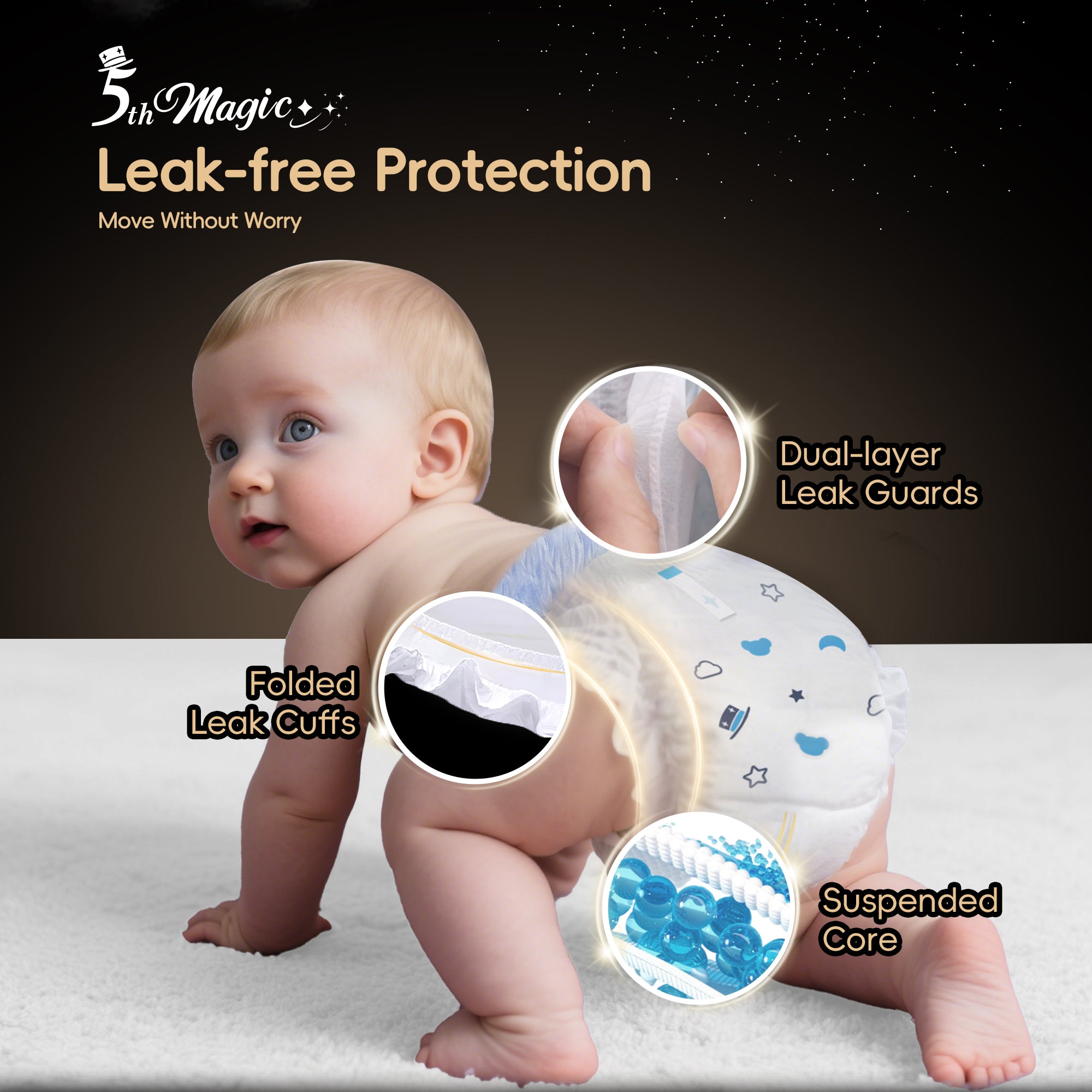 Magic Comfort Baby Nappy Pants