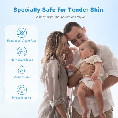 Light Feather Disposable Baby Diapers L 54Pcs