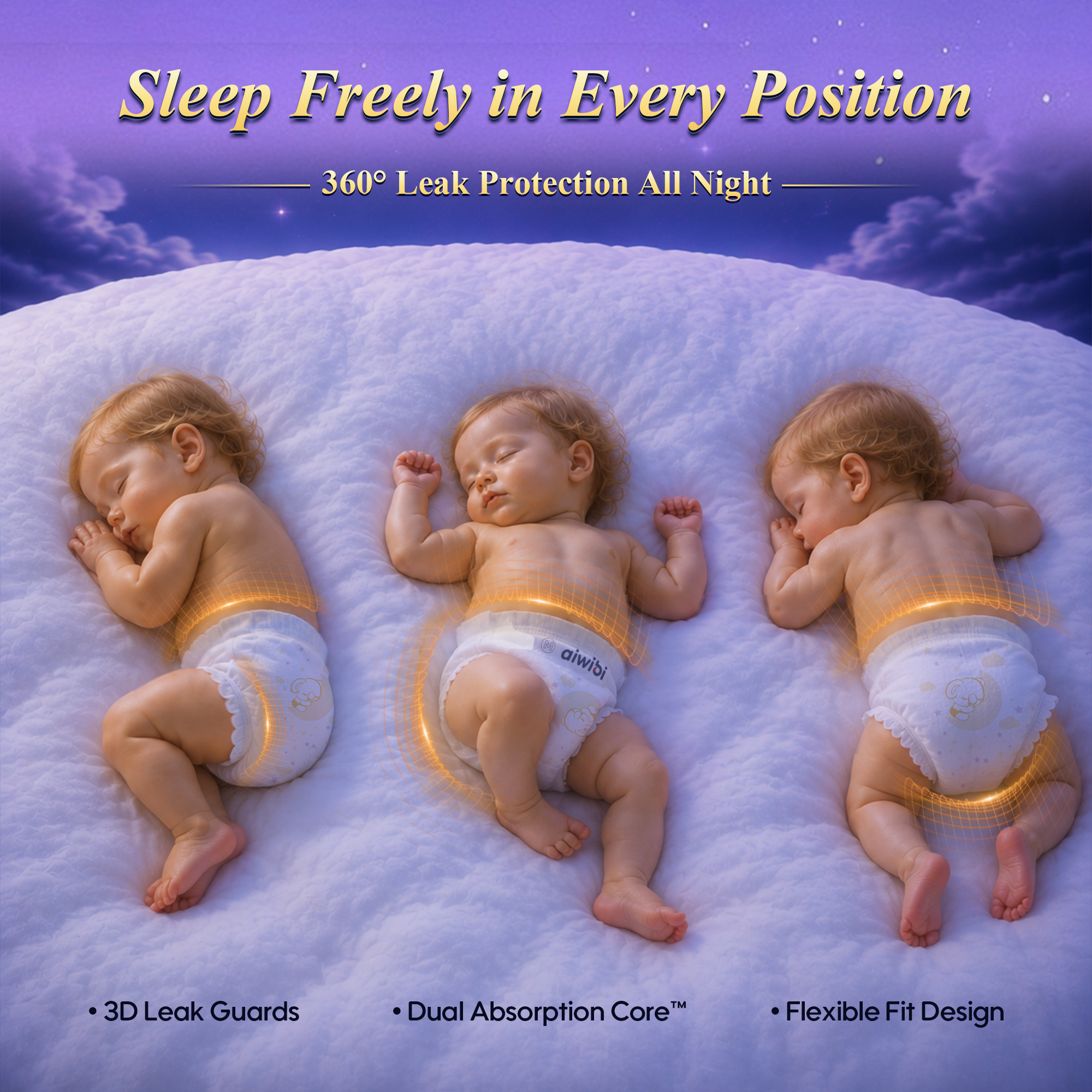 Ultimate Comfort Disposable Overnight Nappies