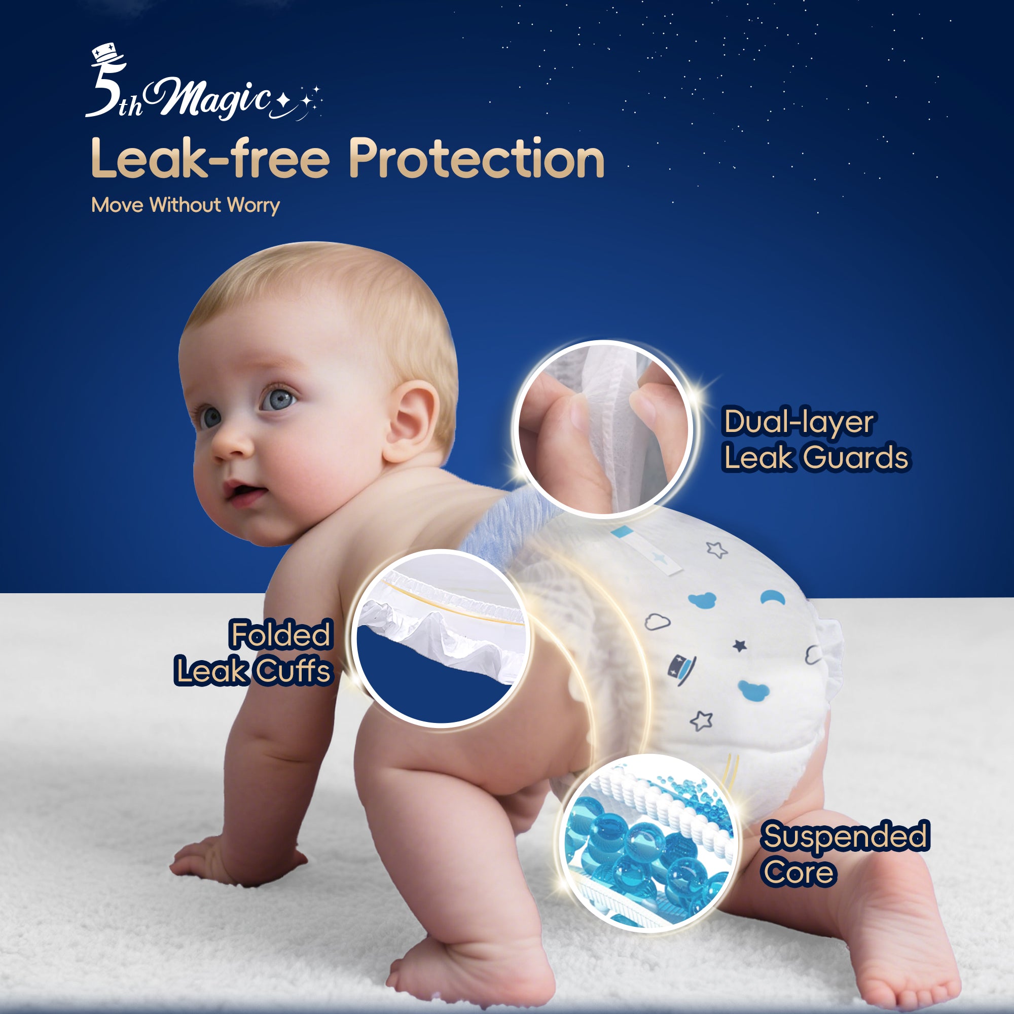 Magic Comfort Baby Nappy Pants