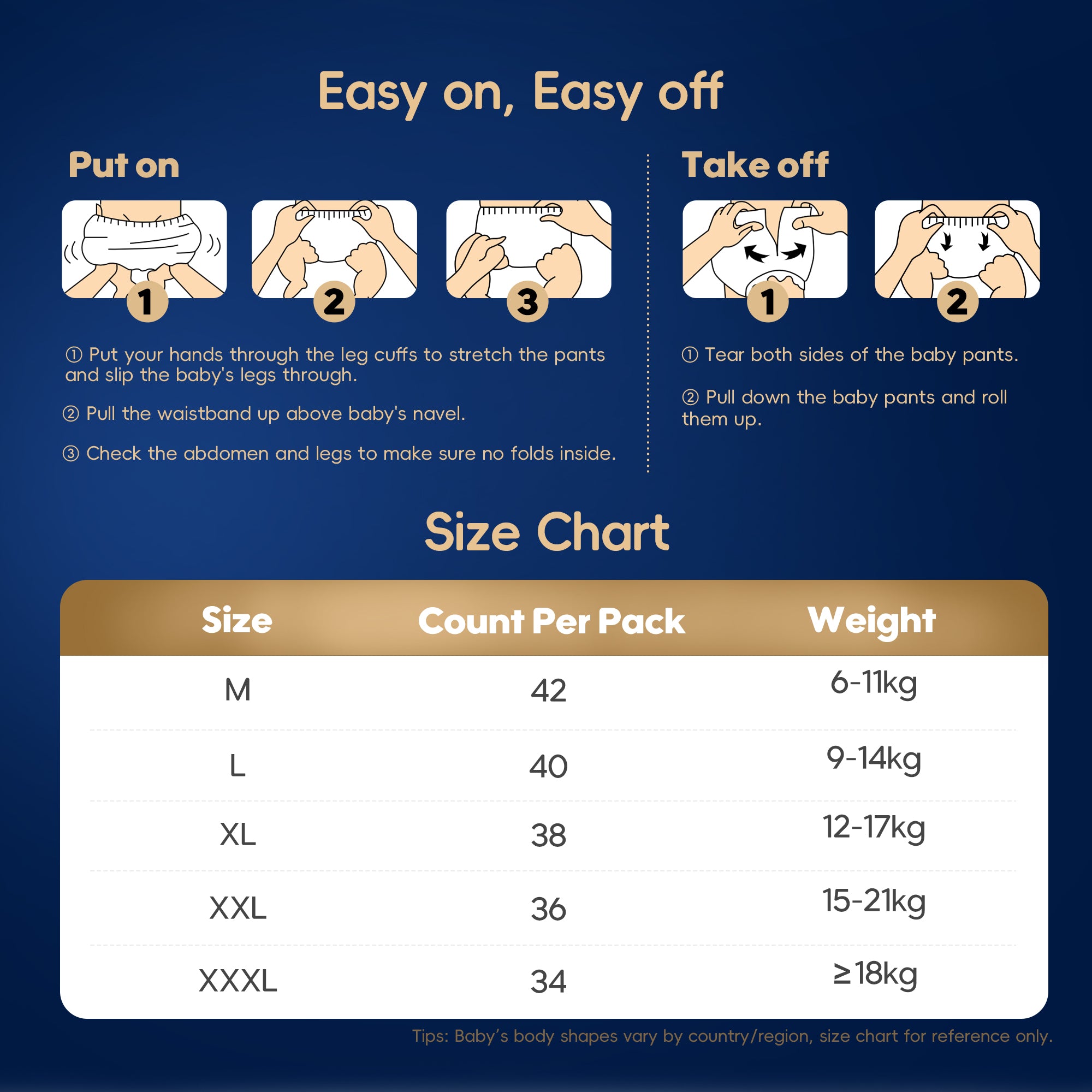 Magic Comfort Baby Nappy Pants