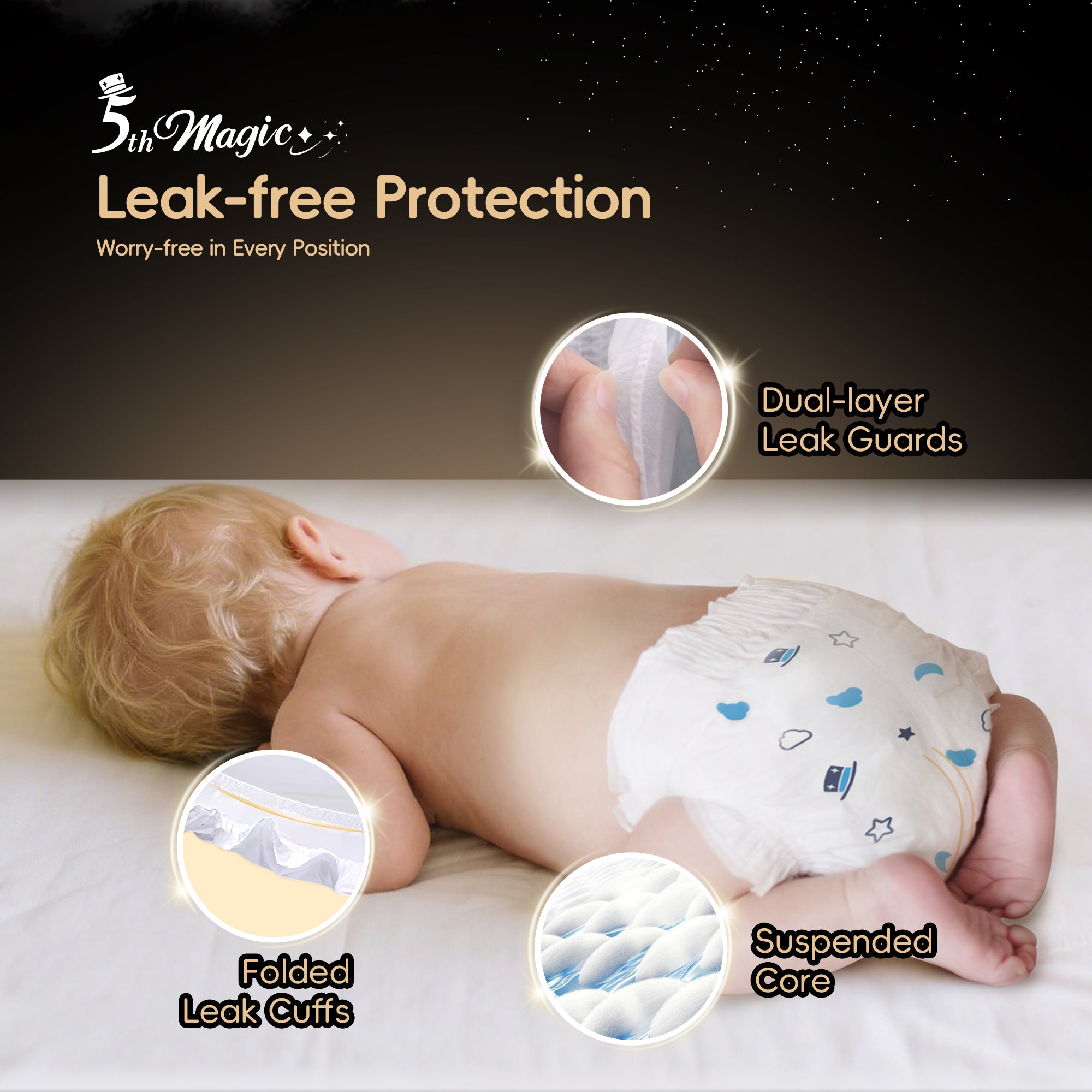 Magic Comfort Disposable Baby Nappies