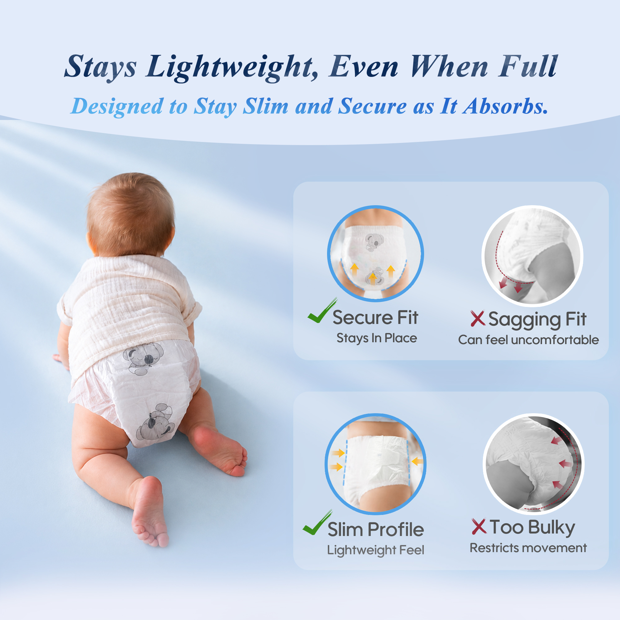 Air Comfort Disposable Baby Nappies