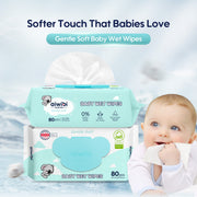 Gentle Soft Baby Wet Wipes 12 Packs (960 Wipes)