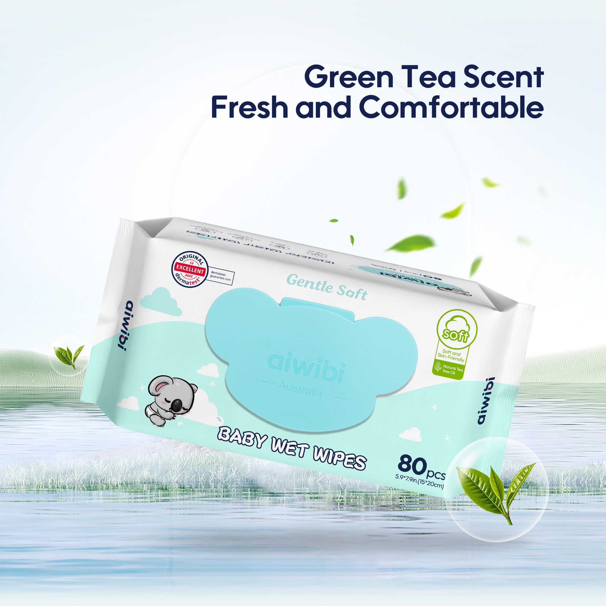 Gentle Soft  Baby Wet Wipes 80pcs 12 Bags