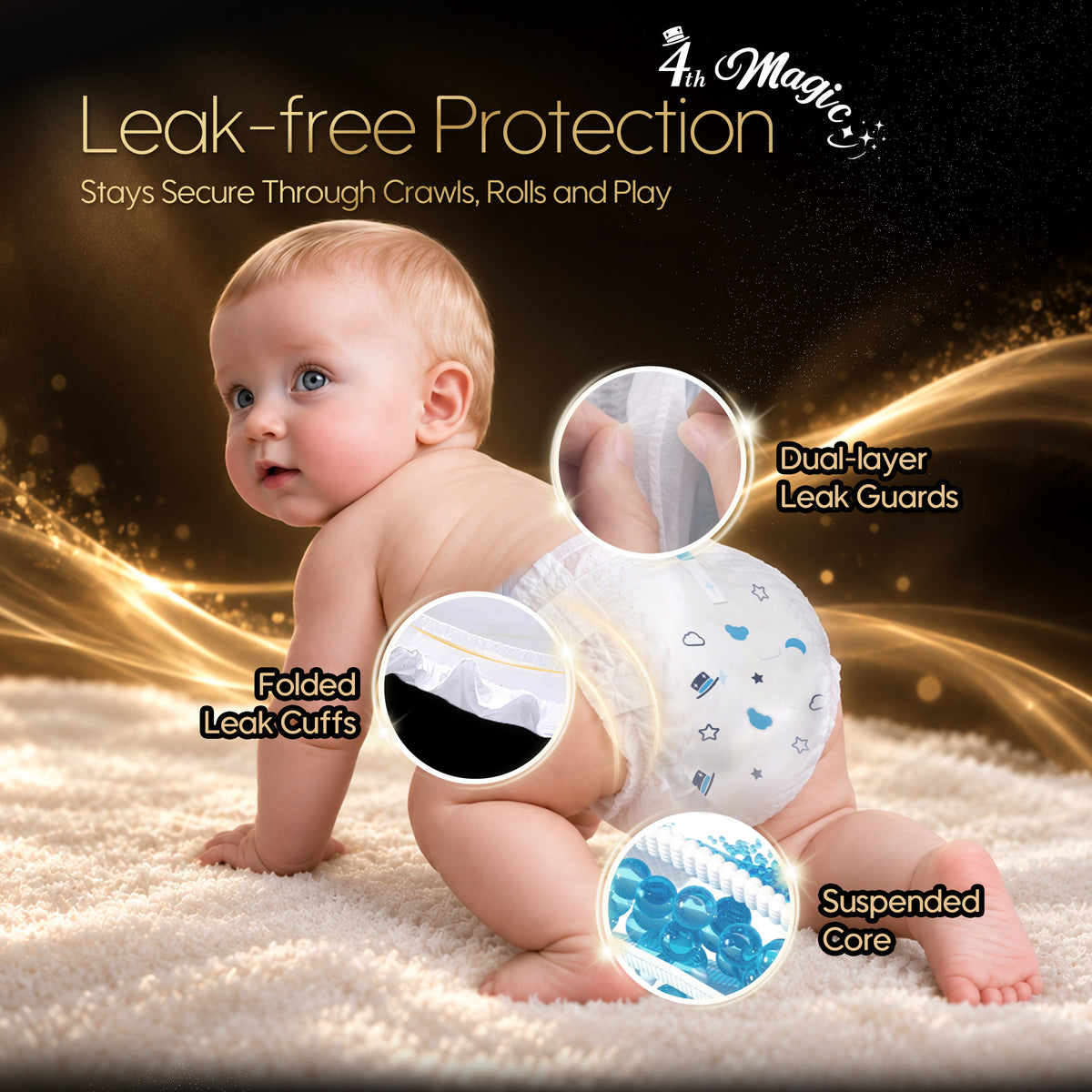 Magic Comfort Disposable Baby Nappies