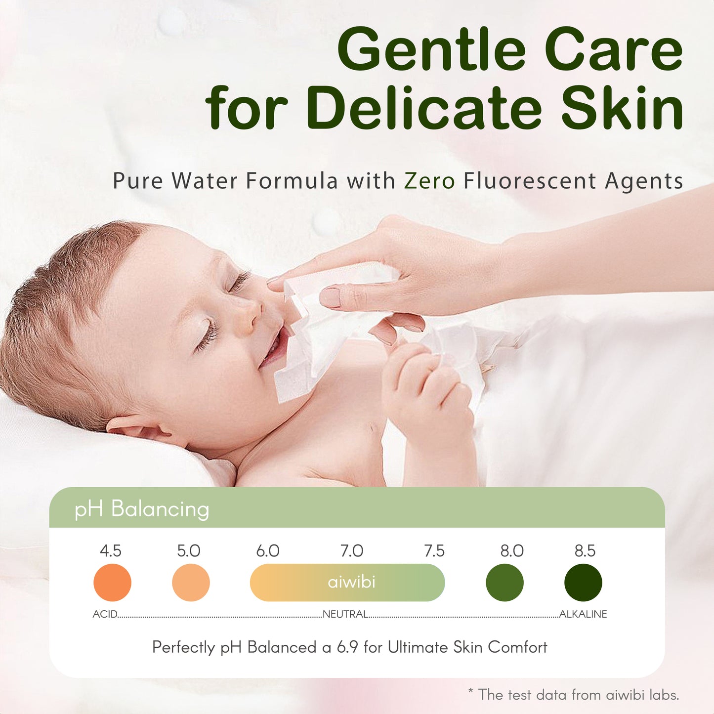 Pocket Portable Mini Care Baby Wipes Avocado 20Packs