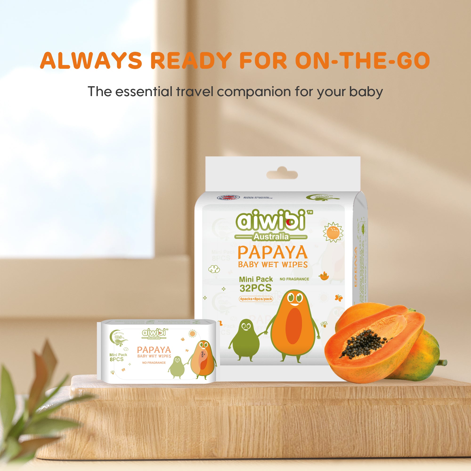 Aiwibi papaya mini pocket size, easy to use.