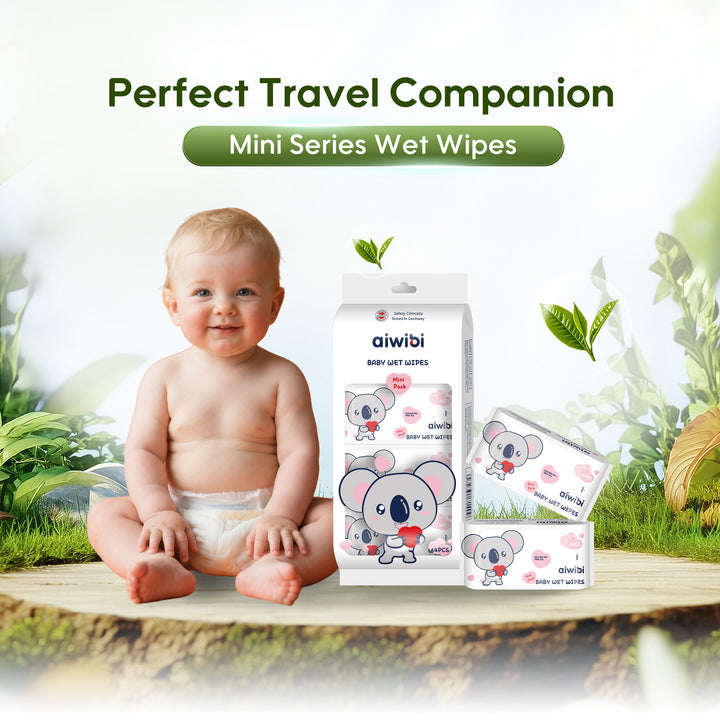 Pocket Portable Mini Care Baby Wipes 8 Packs (640 Wipes)